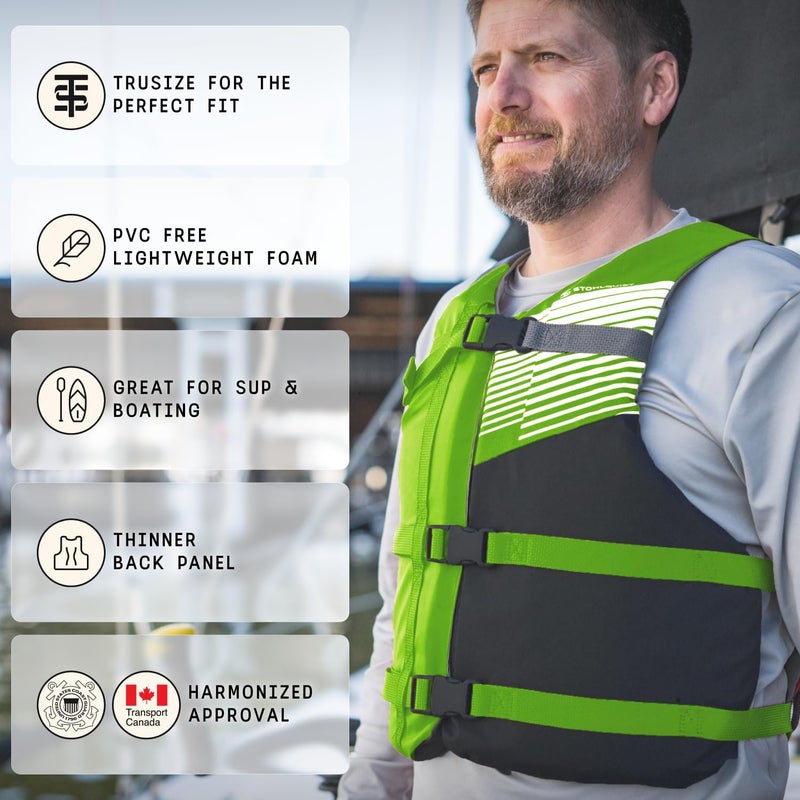 Stohlquist FIT Adult Life Jacket, US Coast Guard Approved Type III Life Vest, PFD for Men and Women, Easily Adjustable, Lightweight and High Buoyancy - Universal Fit (30-52" Chest) - Image 4